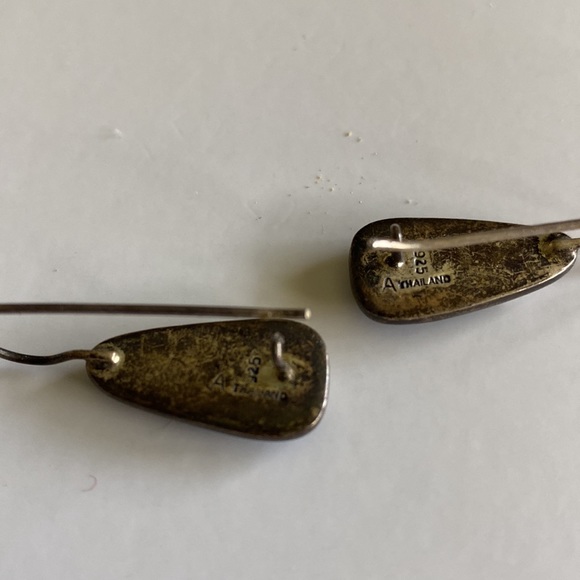Sterling/925 Drop Earrings - Picture 3 of 4